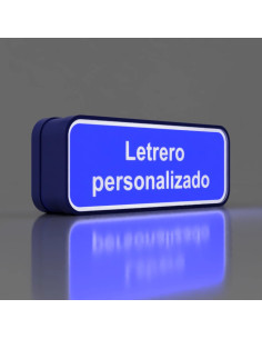 Letrero personalizado