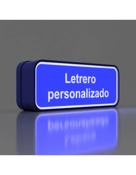 Letrero personalizado