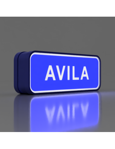 Letrero de Ávila
