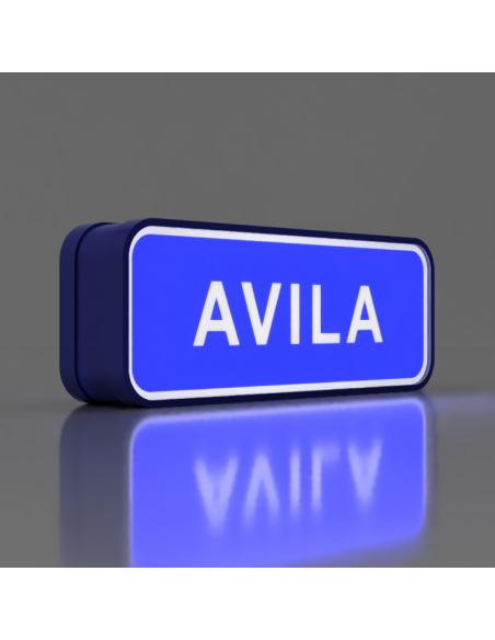 Letrero de Ávila