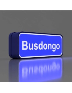 Letrero de Busdongo