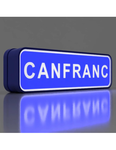 Letrero de Canfranc