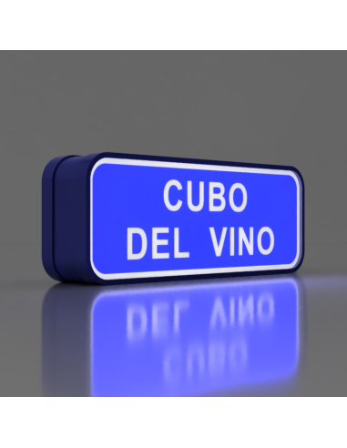 Letrero de Cubo del Vino