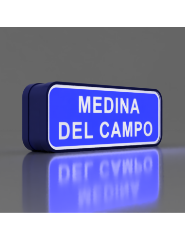 Letrero de Medina del Campo