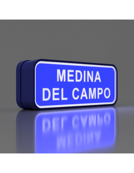 Letrero de Medina del Campo