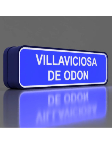 Letrero de Villaviciosa de Odon