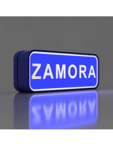 Letrero de Zamora