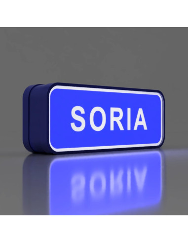 Letrero de Soria