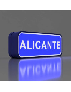 Letrero de Alicante