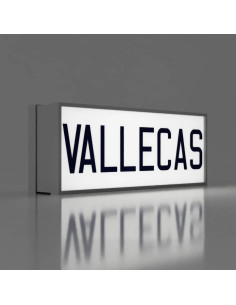 Letrero de Vallecas