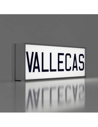 Letrero de Vallecas