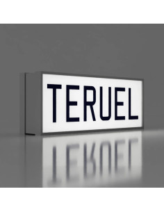 Letrero de Teruel