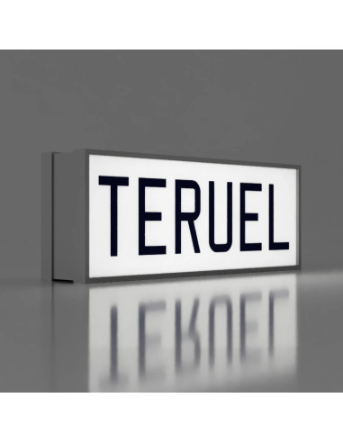 Letrero de Teruel