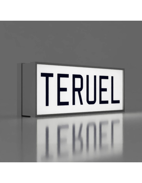 Letrero de Teruel