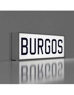 Letrero de Burgos