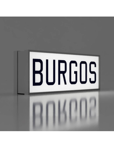 Letrero de Burgos