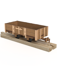 Vagón bordes medios